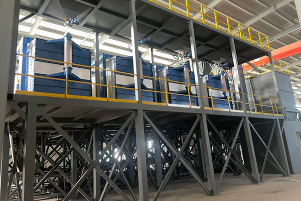 方形摇摆筛在生产线中的配套使用