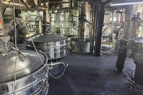 旋振筛在生产线中的配套使用